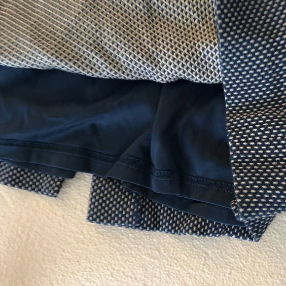 Adrianna Papell blue white polka dot bolero neckline sheath dress - Picture 6 of 10